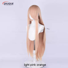 Load image into Gallery viewer, 73 Colors 100cm Long Straight Cosplay Wig Anime Compatible Universal Omopinenet Heat Resistant Synthetic Hair Wigs + Wig Cap
