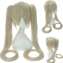 Load image into Gallery viewer, Cosplay Wig Long Heat Resistant Synthetic Hair Clip Ponytails Wigs
