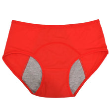 Load image into Gallery viewer, 1pc Women's Leak Proof Menstrual Panties – Mid Waist Ice Silk Plus Size Waterproof Period Underwear Sexy Physiological Briefs
