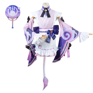 Genshin Impact Yumemizuki Mizuki Cosplay Costume Wig Anime Chinese Halloween Costumes for Women Game Uniform