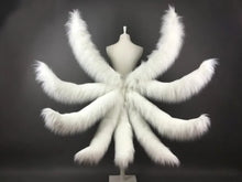 Load image into Gallery viewer, Game LOL Cosplay Costumes Fox LOL Ahri Nine Tailed Upgraded Transform-model Tail Cosplay White 3 Sizes

