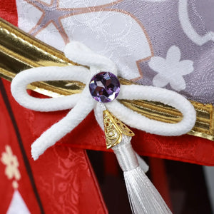 Cosplay Yae Miko Guuji Yae Costume Wig Tail Game Halloween Carnival Women Clothes Sets