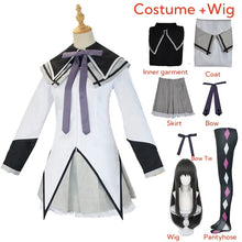 Load image into Gallery viewer, Anime Magical Girl Puella Magi Madoka Magica Homura Akemi Kaname Madoka Cosplay Costume Fighting Uniforms for Mahou Shoujo
