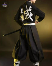 Load image into Gallery viewer, Demon Slayer Anime Kochou Shinobu Cosplay Costume Kisatsutai Women Japanese Haori Uniform Wig Halloween Party Comic Con Outfit
