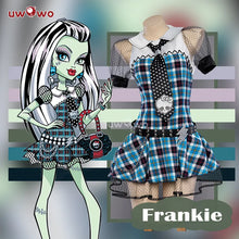Load image into Gallery viewer, Monster High Cosplay Frankie Stein 1 Cosplay Costume Suit Female Cosplay Dress Halloween Costumes Outfit
