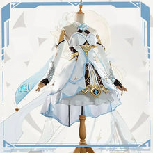Load image into Gallery viewer, Genshin Impact Game Lumine Cosplay Costumes Halloween Carnival Party Clothes for Women Girls Cute Dress Suit Wig Full Sets
