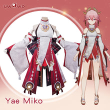 Load image into Gallery viewer, IN STOCK UWOWO Yae Miko Cosplay Costume Game Genshin Impact Cosplay Guuji Yae Figure Dress Party Outfit Yae Halloween Costumes

