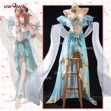 Load image into Gallery viewer, IN STOCK UWOWO Nilou Cosplay Genshin Impact Fanart Nilou &#39;Aqua Seraphina&#39; Dance Dress Cosplay Costume
