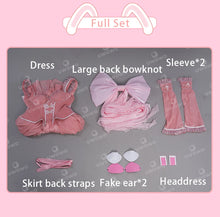 Load image into Gallery viewer, LAST BATCH UWOWO Anime/Mangaa Chii Cosplay Costume Lolita Pink Dress with Bowknot Clamp Halloween Christmas Chii Costumes Outfit
