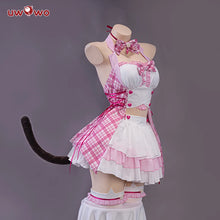 Load image into Gallery viewer, IN STOCK UWOWO Chocola Cosplay Halloween Costume New Idol Catgirl Maid Costume Dress Chocolaa/Vanillaa Theatrical Costume
