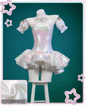 Load image into Gallery viewer, KAngel Cosplay Costume NEEDY GIRL OVERDOSE Fantasy Anniversary Colorful Dress Overload Lolita Outfit Laser Skirts Ribbon Wig
