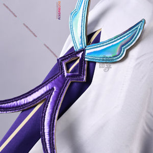Cantarella Cosplay Wuthering Waves Costumes Sexy Women's Dress 100cm Long Purple Blue Cantarella Role-play Wigs Shoes Prop Suits