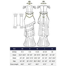 Load image into Gallery viewer, In Stock DAZCOS Anime Overlord Albedo Cosplay Costume Halloween Christmas Costume Cos Women White Dress Overlord Albedo Cosplay
