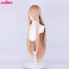 Load image into Gallery viewer, High Quality Anime 100Cm Long Staight Cosplay Wig Black White Red Pink Brown Gold Blue Blonde Purple Heat Resistant Hair Wigs
