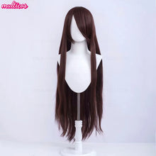 Load image into Gallery viewer, High Quality Anime 100Cm Long Staight Cosplay Wig Black White Red Pink Brown Gold Blue Blonde Purple Heat Resistant Hair Wigs
