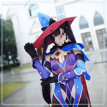 Load image into Gallery viewer, Game Genshin Impact Mona Anime Cosplay Costumes Halloween Costume for Women Ganyu Cosplay Feminino Uniform Suit Wig Clothing

