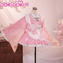 Load image into Gallery viewer, Mikuu Cosplay Costume DokiDoki-R Women Cute Pink Maid Dress Sakura Mikuu Cosplay Mikku Costume Halloween
