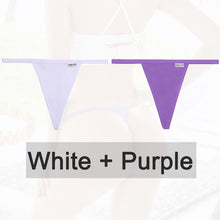 Load image into Gallery viewer, 2PCS/Set Cotton Panties Sexy G-String Women&#39;s Underwear T-Back Lingerie for Female Panties Underpants Briefs Thong Intimates
