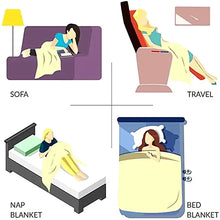 Load image into Gallery viewer, (Memo U Name) Customized Name Personalized Blanket Cartoon Unicorn Print Warm and Comfortable Blanket for Adults and Kids Gifts
