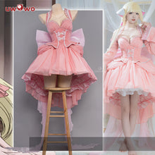 Load image into Gallery viewer, LAST BATCH UWOWO Anime/Mangaa Chii Cosplay Costume Lolita Pink Dress with Bowknot Clamp Halloween Christmas Chii Costumes Outfit
