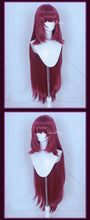 Load image into Gallery viewer, UWOWO Scathach Wig Game Fatee/Grandd Order Scathach Stage 3 Cosplay Wig Long Dark Red Hair Halloween Wig

