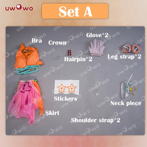 IN STOCK UWOWO Bloomm Enchantixx Season3 Stellaa Cosplay Costume Big Fairy Wings Cosplay Outfit Butterfly Fairy Wing