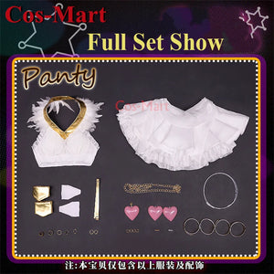 Cos-Mart Anime Panty & Stocking With Garterbelt Panty/Stocking Cosplay Costume Combat Dress Activity Party Role Play Clothing