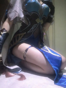 Honkai Star Rail Ruan Mei Cosplay Full Set - Uniform Outfit with Dress Shoes Wig And Prop for Complete Character Representation