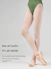 Load image into Gallery viewer, Zhongai Dance Garden Dance Pantyhose Adult Female Ballet Socks Gymnastics Practice Pants Velvet Non-Scratch Silk Dance Ballet Socks
