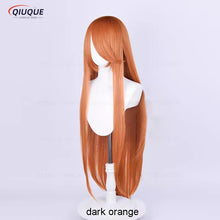 Load image into Gallery viewer, 73 Colors 100cm Long Straight Cosplay Wig Anime Compatible Universal Omopinenet Heat Resistant Synthetic Hair Wigs + Wig Cap
