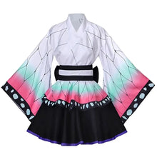 Load image into Gallery viewer, Demon Slayer Anime Inosuke Kamado Nezuko Cosplay Costume Kochou Shinobu Halloween Maid Dress Outfit For Women
