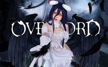 Load image into Gallery viewer, In Stock DAZCOS Anime Overlord Albedo Cosplay Costume Halloween Christmas Costume Cos Women White Dress Overlord Albedo Cosplay
