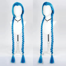 Load image into Gallery viewer, in stock Asian size LOL Jinx Cosplay Costume Anime LOL Arcane Jinx Cosplay outfit  Halloween Suit Costume jinx  wigs shoes
