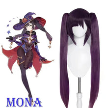 Load image into Gallery viewer, Anime Game Genshin Impact Mona Cosplay Costumes Jumpsuit Halloween Costume for Women Carnival Party Sexy Uniform Wig Clothing
