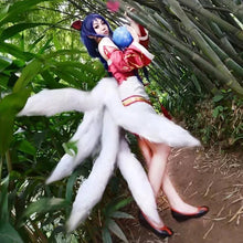 Load image into Gallery viewer, Game LOL Cosplay Costumes Fox LOL Ahri Nine Tailed Upgraded Transform-model Tail Cosplay White 3 Sizes
