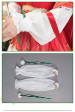 Load image into Gallery viewer, LAST BATCH  UWOWO Traveler Lumine Cosplay Costume Genshin Impact Cosplay Fanart: Christmas Costume Halloween Outfit Full Set
