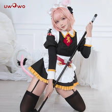 Load image into Gallery viewer, UWOWO Astolfoo Cosplay Wig 60cm Long Pink Braid Hair
