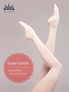 Zhongai Dance Garden Dance Pantyhose Adult Female Ballet Socks Gymnastics Practice Pants Velvet Non-Scratch Silk Dance Ballet Socks