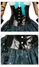 Load image into Gallery viewer, Women Sexy Demon Miku Cosplay Costumes Anime Devil Hatsune Cosplay Uniform Dress Wigs Wings Suit With Horns Tail Halloween Party
