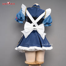 Load image into Gallery viewer, In Stock UWOWO Ayaka Cosplay Maid Costume Impact Fanart Kamisato Ayaka Cute Maid Dress Halloween Costumes Maid Outfit
