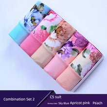 Load image into Gallery viewer, 5Pack Women&#39;s Sexy Underwear -Lace Band Cotton Thong Panties
