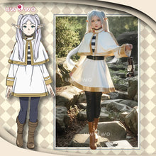 Load image into Gallery viewer, UWOWO Collab series Frieren Cosplay Costume Anime Elf Cosplay Costume Frierenn at the Funerall Dress Ears Earrings Mage Uniform
