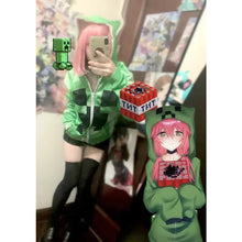 Load image into Gallery viewer, Game Cosplay Costume Green Coat Cute Clothes Women Outfits Daily Suits Holiday Clothing Halloween Coats Carnival Party Dress Up
