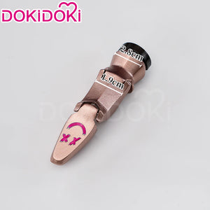 IN STOCK Jinxx Wig Game DokiDoki-R Women 38cm Hair Jinxx Cosplay Mask Tattoo Necklace Nails Bun Wig Luminous Ball Free Cap