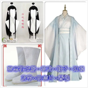 Grandmaster Of Demonic Cultivation Wei Wuxian Yi Ling Jiang Cheng Jiang Yan Li Lan Wangji Cospaly Costume Han Fu Halloween