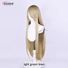 Load image into Gallery viewer, 73 Colors 100cm Long Straight Cosplay Wig Anime Compatible Universal Omopinenet Heat Resistant Synthetic Hair Wigs + Wig Cap
