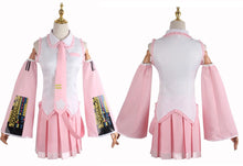 Load image into Gallery viewer, NEW Pink Miku Cosplay Costume Clothes Hatsune Miku MIKU Anime Cosplay Costume JK Skirt Pink Miku Suit Wig Accessories Halloween
