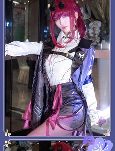 Honkai Star Rail Cosplay Costume Honkai Kafka Cosplay Costume Helloween Party Suit with Wig Kafka Outfit Uniform