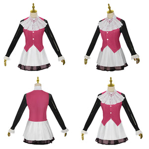 Draculaura Cosplay Costume Adult Women Bat Uniform Set Halloween Carnival Party Outfit