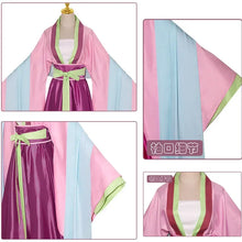 Load image into Gallery viewer, New Maomao Cosplay Costume Wig Anime The Apothecary Diaries Pink Dress Halloween Party for Women
